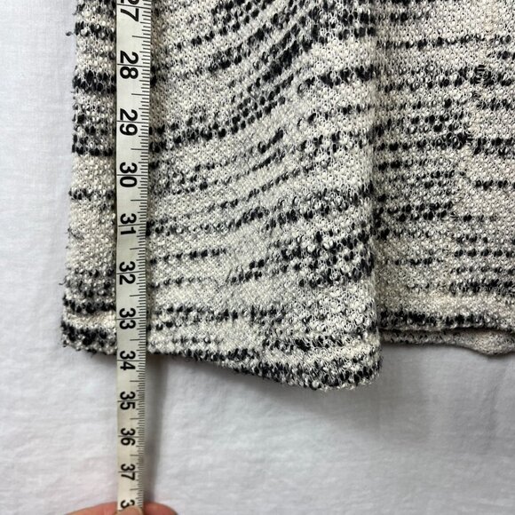 Loft Long Sleeve Cowl Neck Midi Dress Womens XS Textured Cozy Layering Tweed - Picture 11 of 12